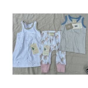 NWT‎ Sapling Organic Cotton Bundle, Size 3-6 Months